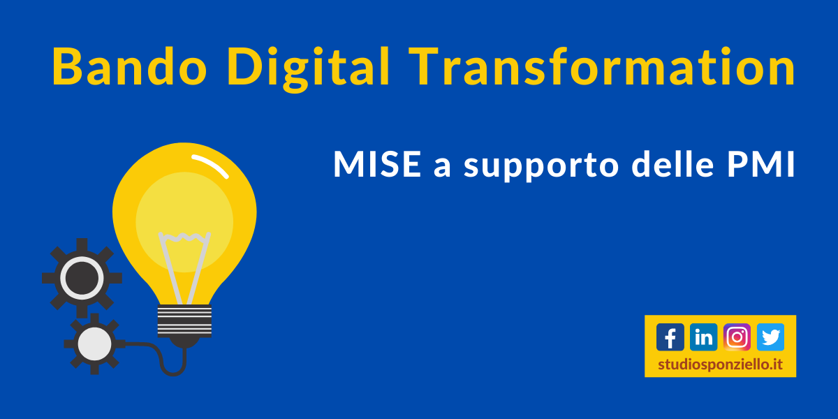 bando digital transformation mise a supporto di pmi