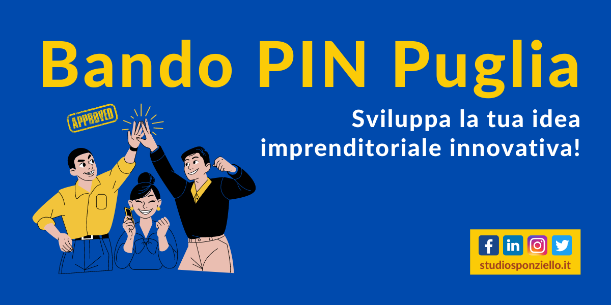 bando pin puglia pugliesi innovativi