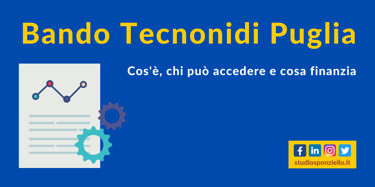 bando tecnonidi puglia cos'è cosa finanzia chi può accedere