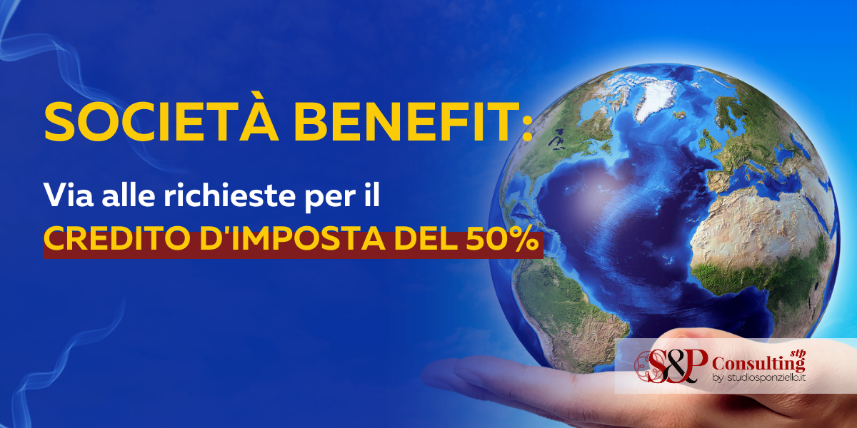 società benefit credito d'imposta